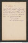 Nachlass Franz Steindachner, Brief von A. Friedlowsky an Franz Steindachner, Inv.Nr. 143.01, Seite 1